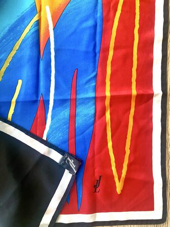 LJ Foulard, Silk Scarf, Seidenschal aus 100% Seide