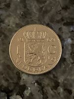 Münze Niederlande 1Gulden 1969