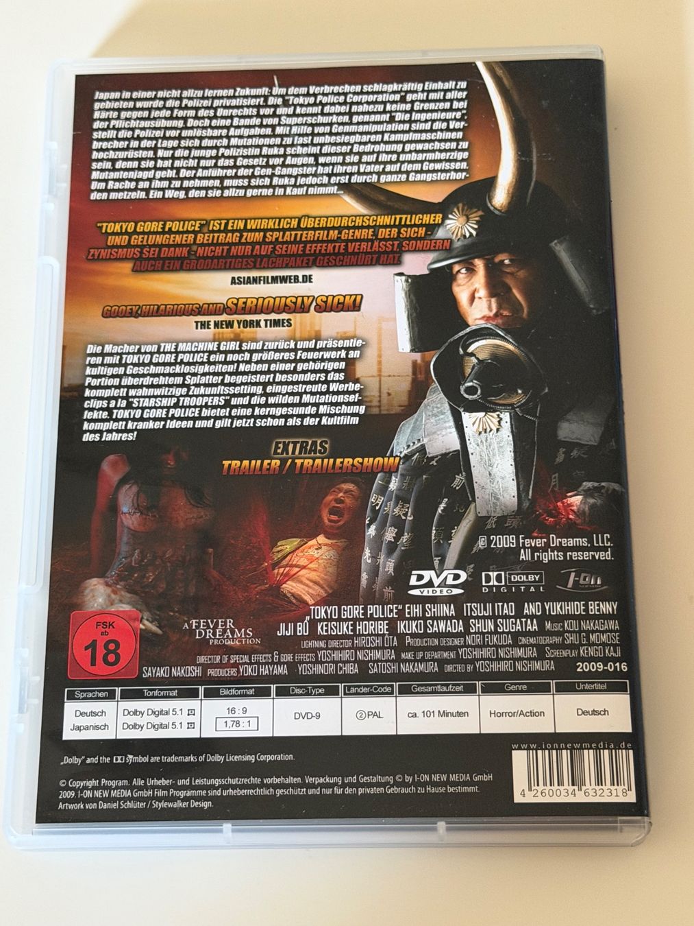 Tutti i DVDs: Tokyo Gore Police DVD – Usato da Altstätten SG venduto da sheamus 1