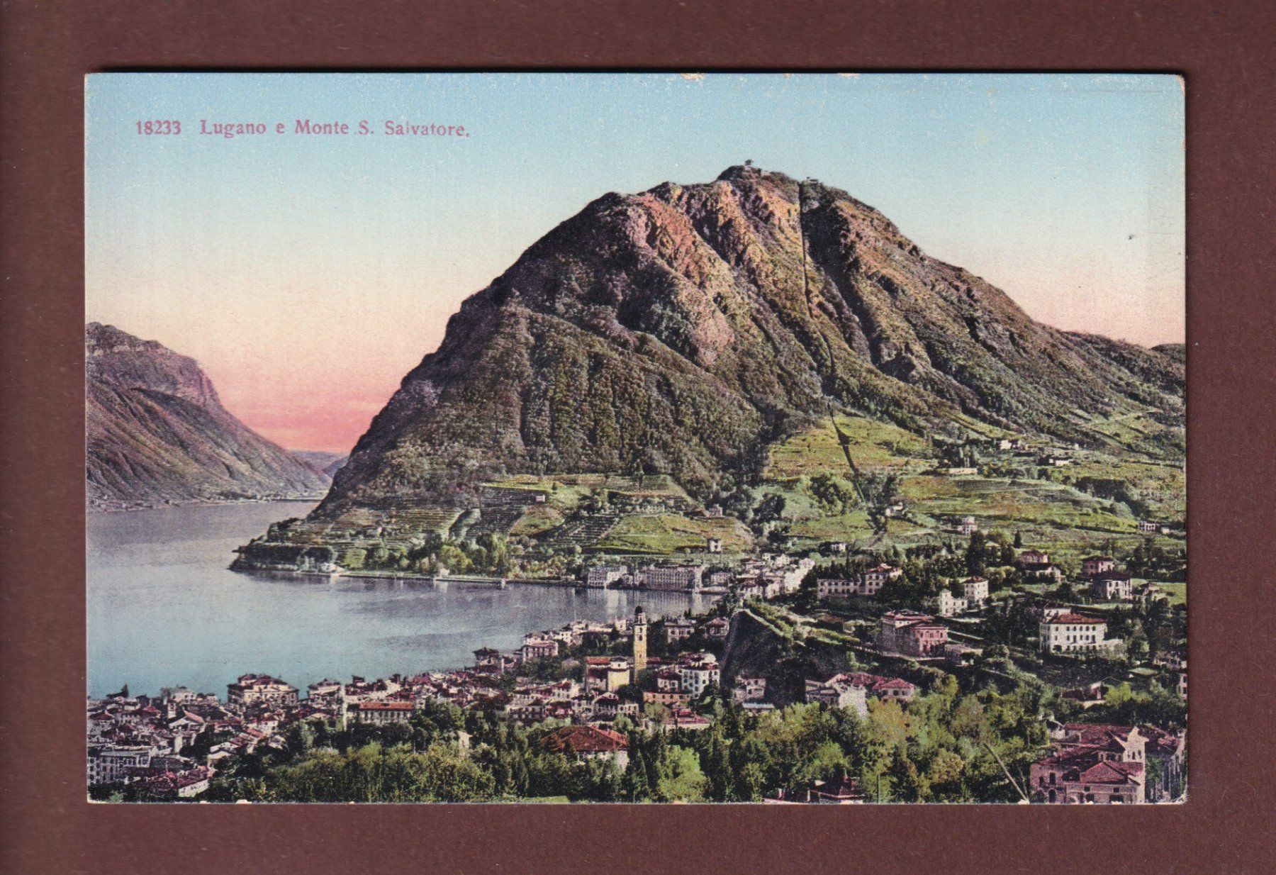 Cartoline postali: LUGANO e San Salvatore – Usato da Pully venduto da nicecards