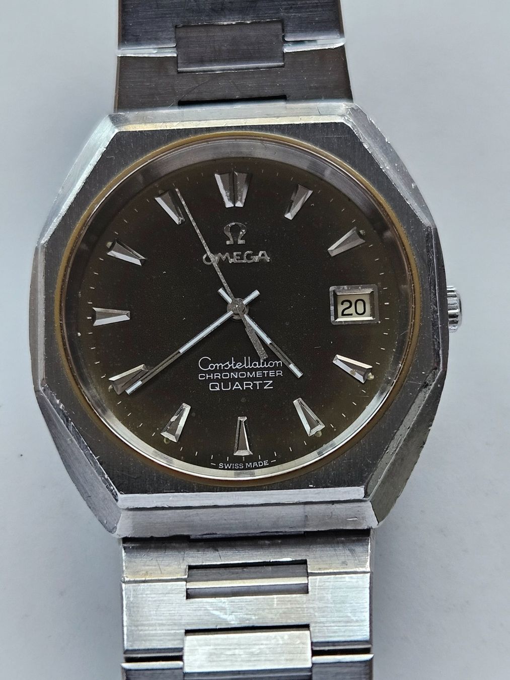 Omega Orologi: 371 Omega Constellation Chronometer Date Quartz – Usato da Berikon venduto da mmm21