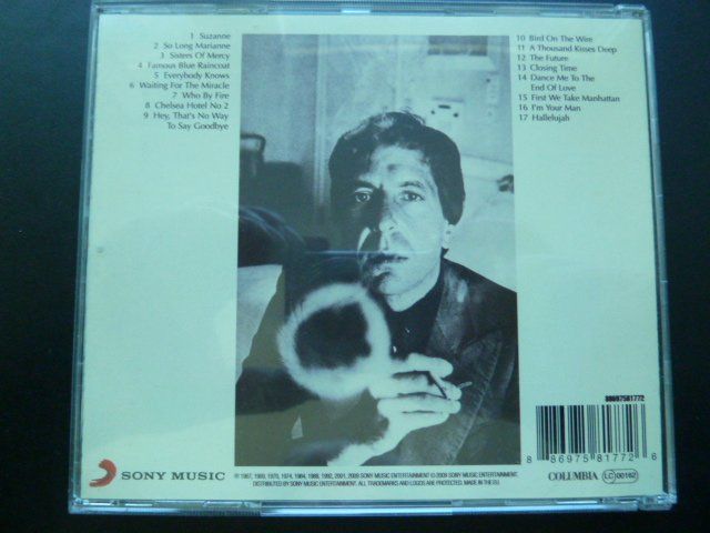 CD: Leonard Cohen - Greatest Hits – Usato da Au ZH venduto da sikoku 2
