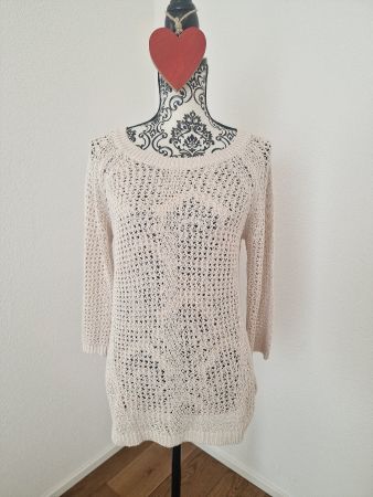 Schöner Damen Strickpullover beige Hallhuber M top Zustand