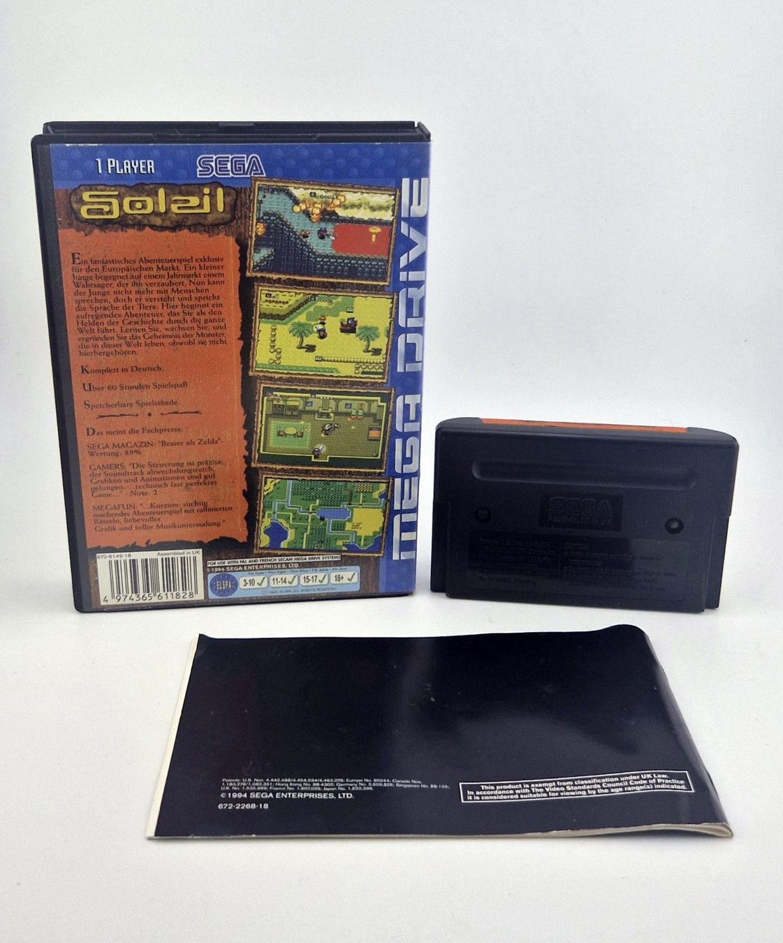 Sega Giochi: Soleil / Sega Mega Drive – Usato da Ollon VD venduto da sushi1224 1