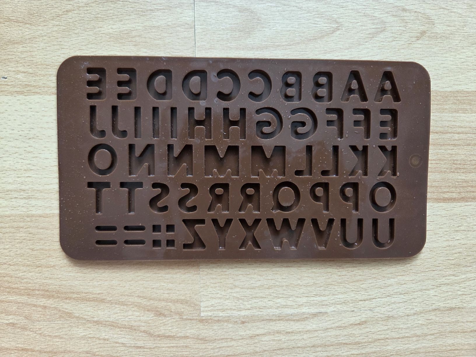 Backformen: Buchstabenform Schokoladenform Alphabet – Neu und originalverpackt aus Bazenheid von Han_06 1