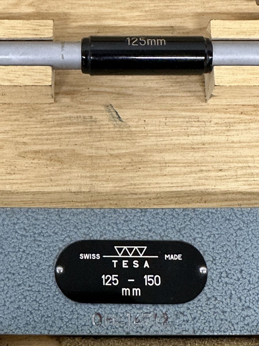 Tesa Misurare: Tesa Mikrometer,  Micrometer 125-150mm. – Usato da Aarberg venduto da SNMachines 1