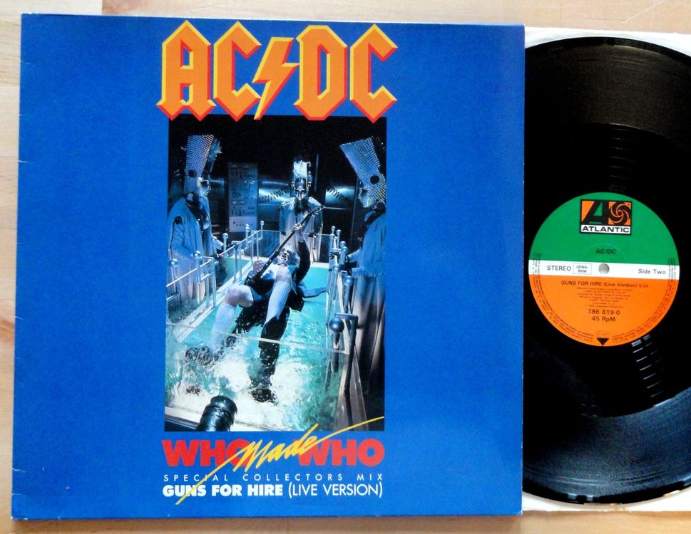 LP AC/DC who made who ATLANTIC 786 819 DE 1986 mint (Gebraucht) in ...