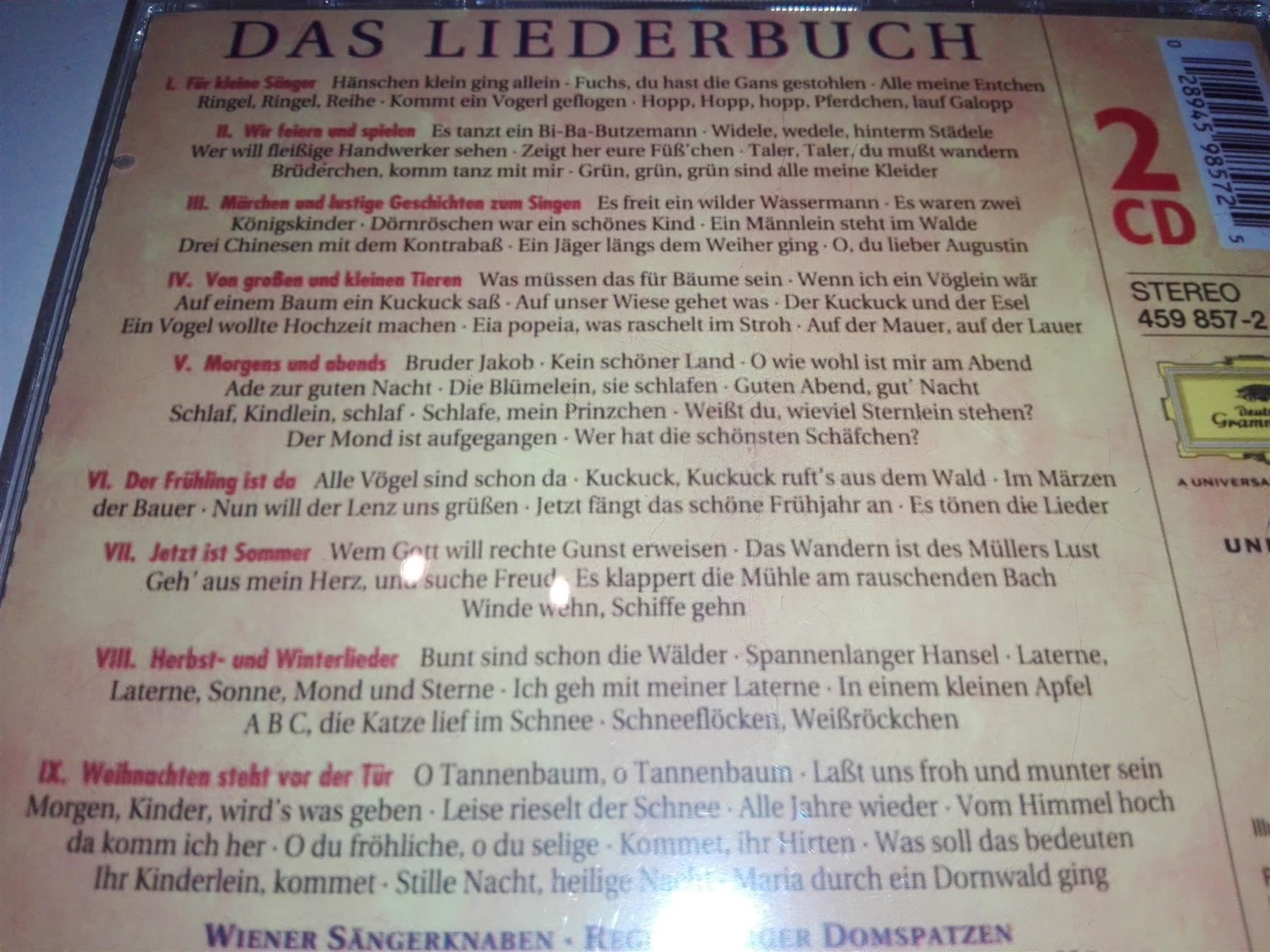 CD: Das Liederbuch  (72 Kinderlieder)  2-CDs – Usato da St. Gallen venduto da elk2021 6