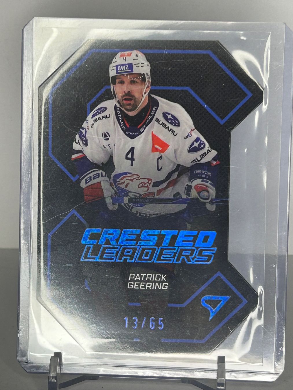 Sportzoo Carte collezionabili: Crested Leaders Patrick Geering 13/65 ZSC – Nuovo (secondo la descrizione) da Biel/Bienne venduto da JAN-SOLO
