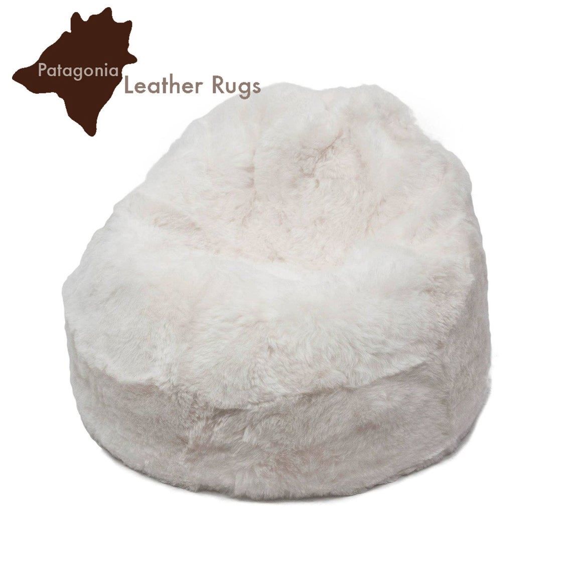 Poltrone: Lammfell Sitzsack White – Nuovo e nell'imballaggio originale da Arbedo venduto da patagonialeatherrugs