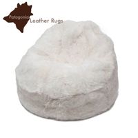 Lammfell Sitzsack White