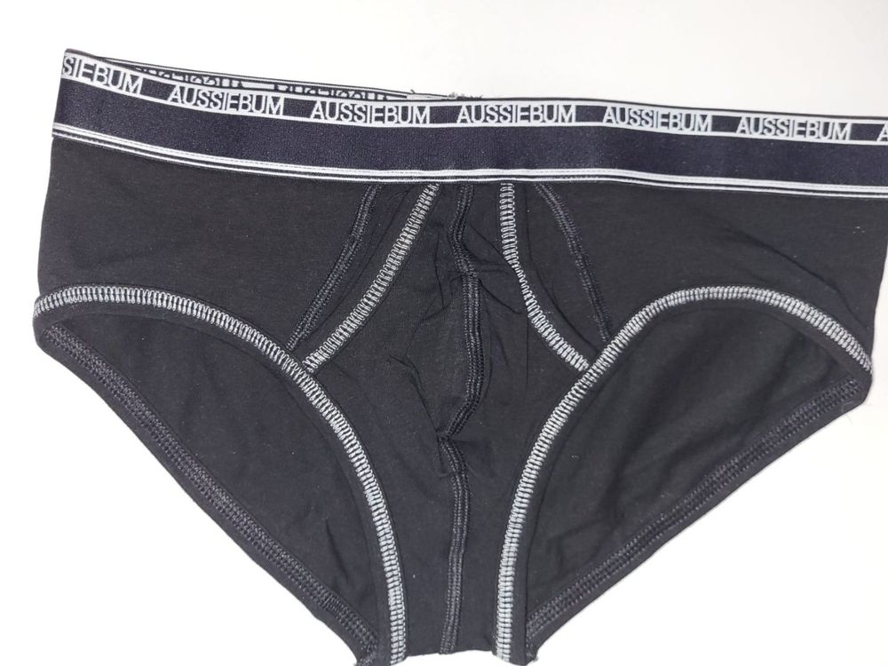 Slip De Bain AussieBum Bleu Taille L - Occasion Bon état - Nylon/Lycra