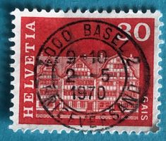 Nr.416 mit Vollstempel  Basel