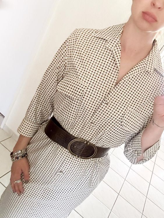 Vestiti: Étoile Paris Baumwolle Kleid,  Gr. M – Usato da Luzern venduto da Tavolna 3