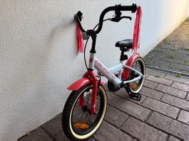 Kinderfahrrad California weiss rot gebraucht guter Zustand