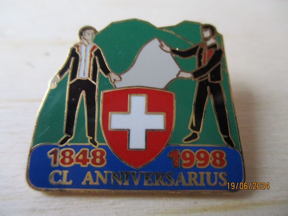150 Jahre Bundesverfassung 1848 bis 1998 Pin Limitiert (Neu (gemäss ...