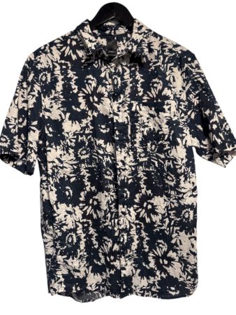 Sommerliches H&M Herrenhemd mit Blumenmuster, Grösse M