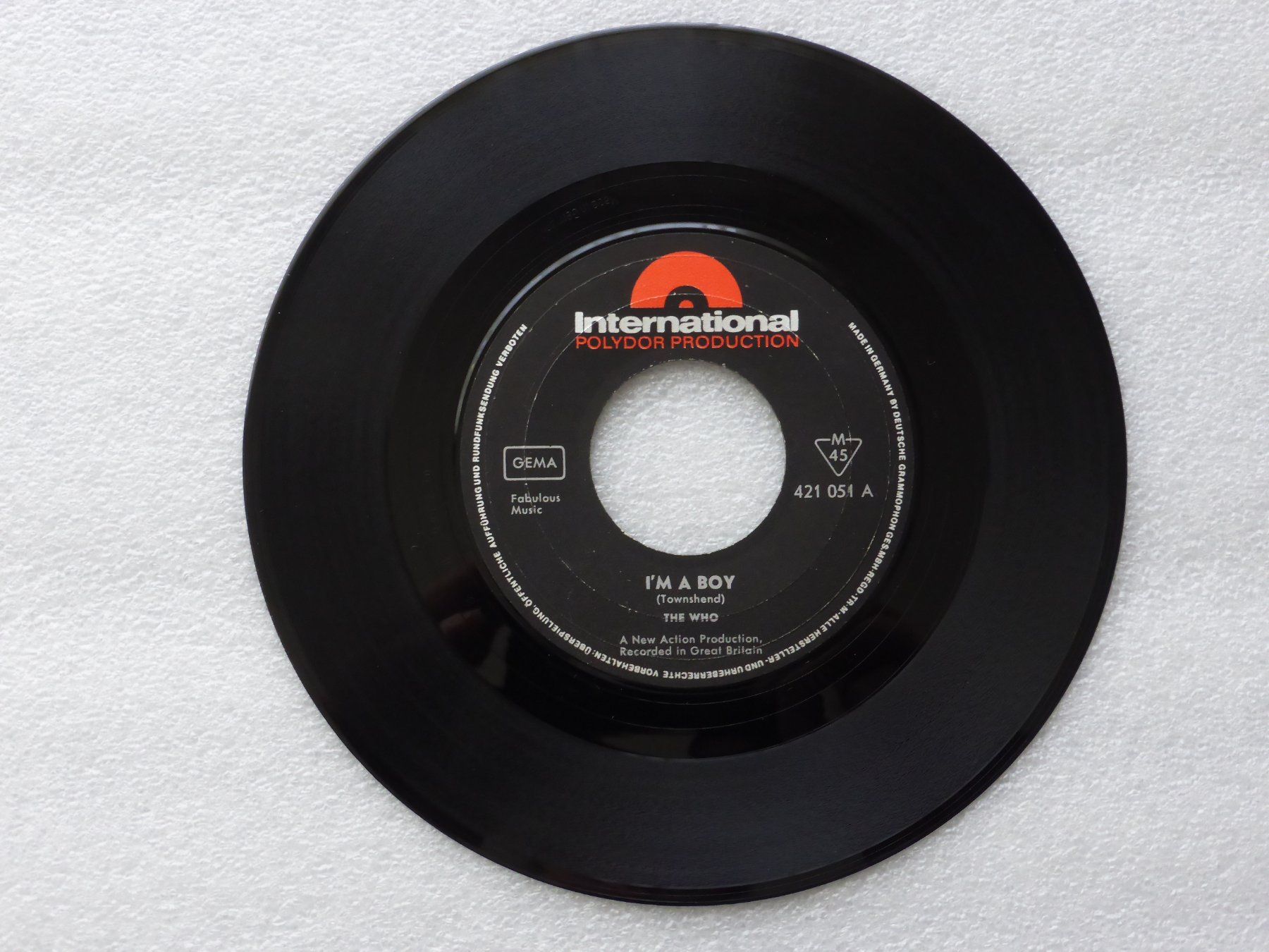 Schallplatten: Vinyl Single   THE WHO – Gebraucht aus Küssnacht am Rigi von Mondkinder 1