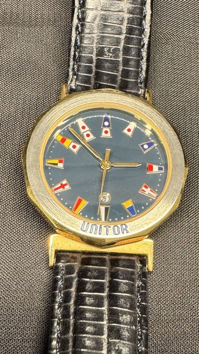 Orologi: UNITOR Segelboot Flaggen Uhr, 33mm – Usato da Untersiggenthal venduto da TimeandShine 6