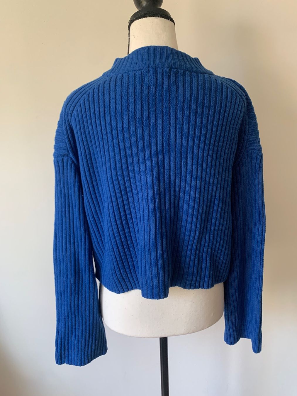H&M Pullover & Sweatshirts: Kurzer Strickpullover Gr. M oversize, Pullover cropped blau – Neu (gemäss Beschreibung) aus Regensdorf von secondchancefashion 3