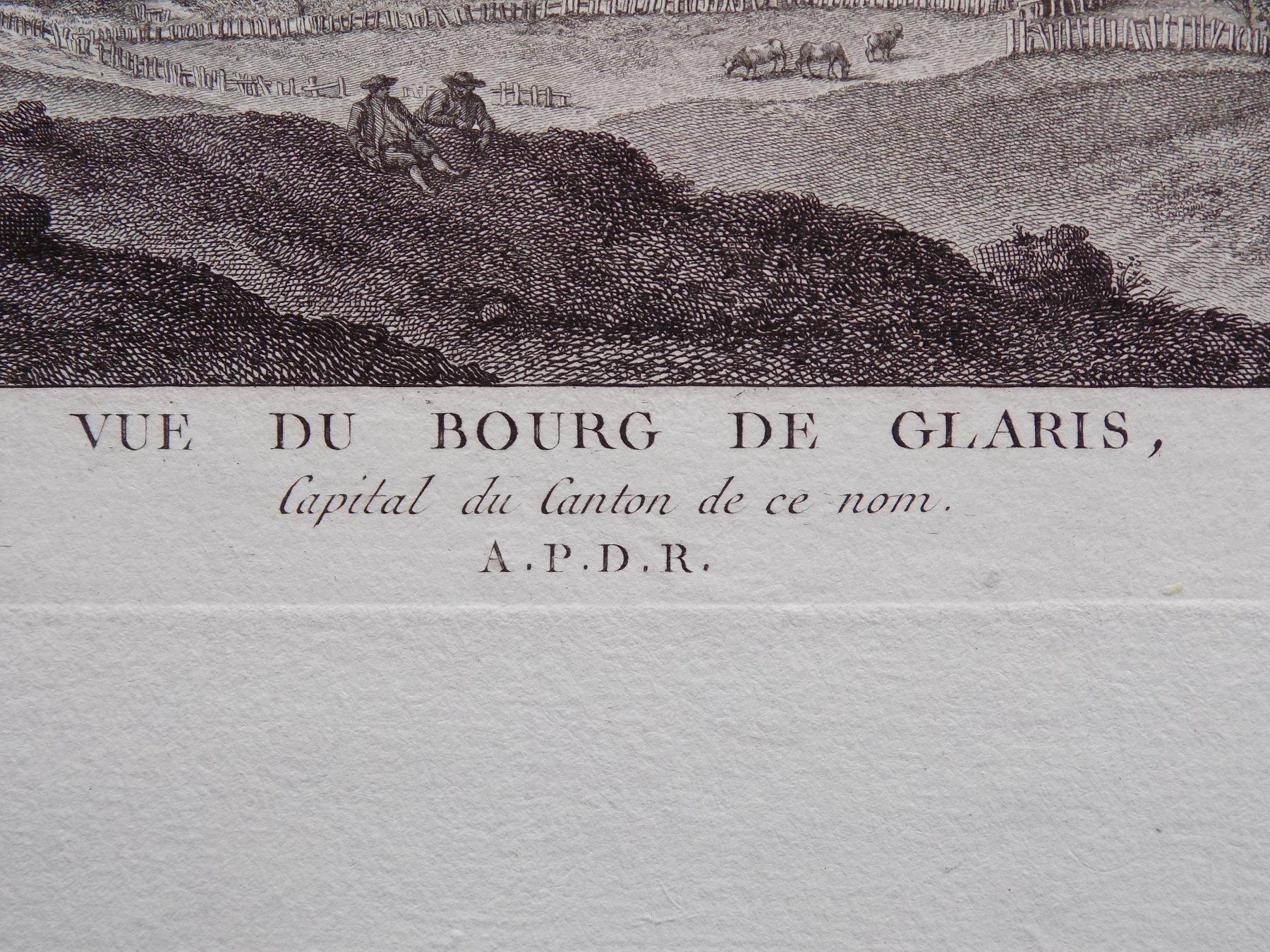 Gravures: Glarus grosse Ansicht – D'occasion à Risch par Rischli15 2