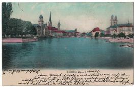 Zürich, gelaufen 1907