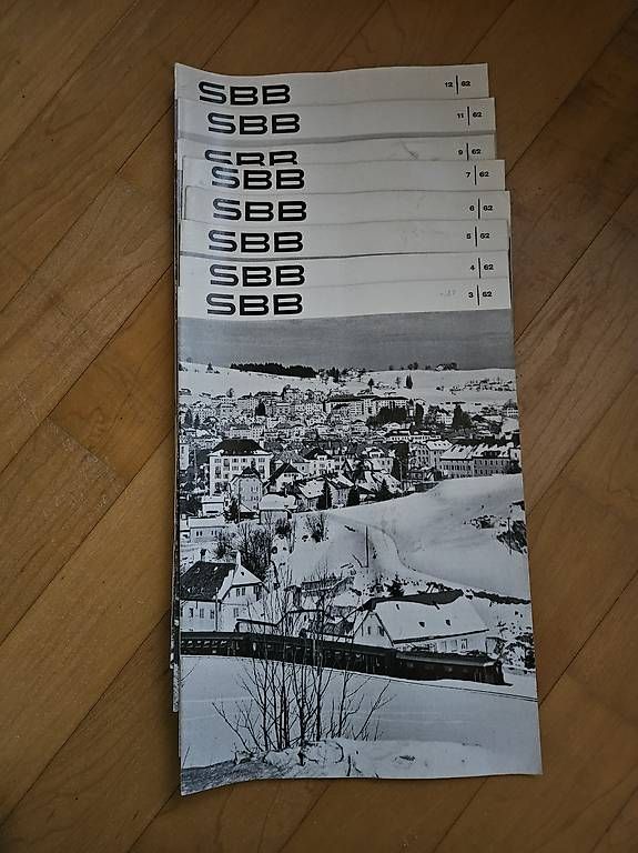 Riviste & Magazine: SBB Nachrichtenblätter 1962 – Usato da Bützberg venduto da Fraggles13