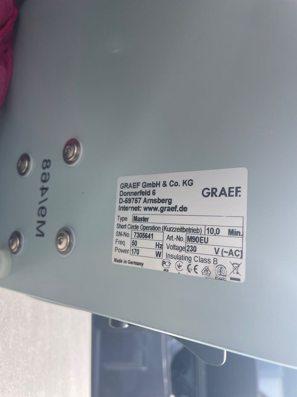 Graef Elettrodomestici da cucina: GraefMaster M90 – Allesschneider – Nuovo (secondo la descrizione) da Môtier (Vully) venduto da Nicole_1837 5