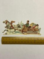 Sammelbildchen Suchard Schlitten / Werbung