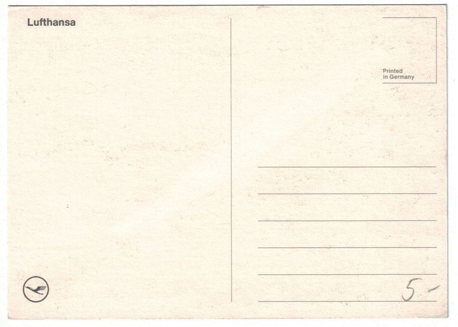 Cartoline postali: Lufthansa D-AIAL – Usato da Frauenfeld venduto da POML 1
