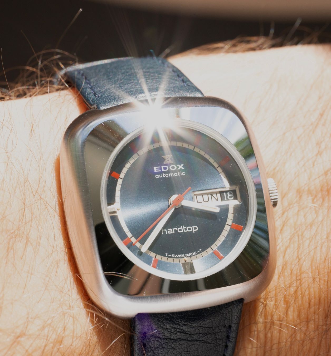 Edox Orologi: Edox Hardtop Automatic NOS 1970 – Nuovo (secondo la descrizione) da Grand-Lancy venduto da flombaba 8