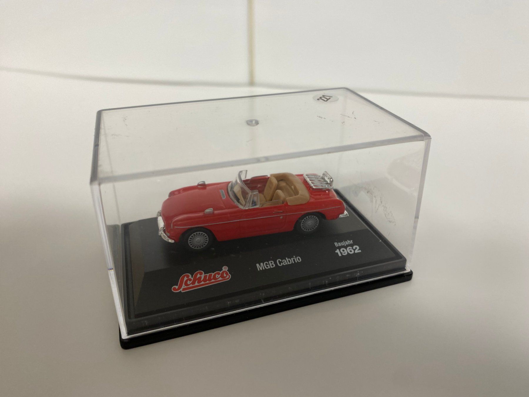 MG Modellautos: MGB Cabrio 1962 Schuco 1-72  221 – Neu und originalverpackt aus Männedorf von toroloco1953 1