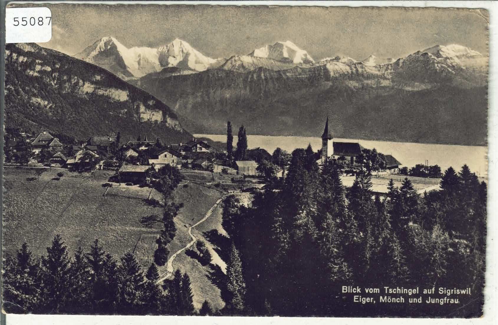 Cartoline postali: Blick vom Tschingel auf Sigriswil – Usato da Ettingen venduto da Kartenplanet