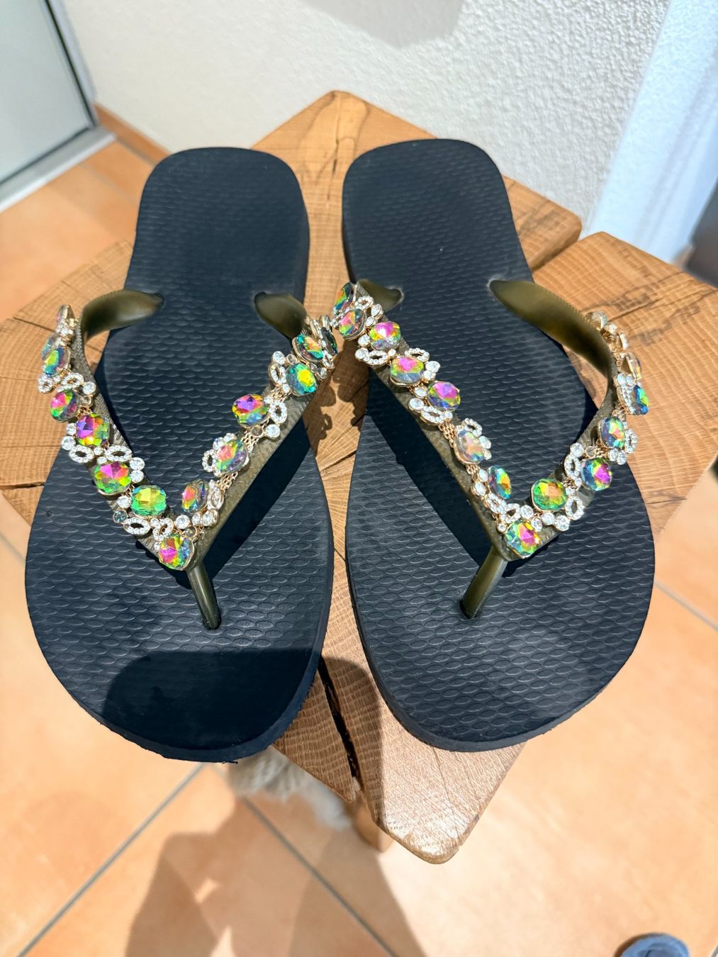Scarpe da donna: Flip Flop Strass – Usato da Nuerensdorf venduto da ghi_b7xs