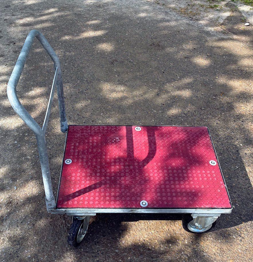 Carrelli di trasporto: Robuster Transportwagen/Rollwagen mit Lenkräder! – Usato da Andelfingen venduto da Naanaa