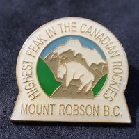 Y368 Pin Highest Leak in the Canadian Rockies Mt. Robson B.C