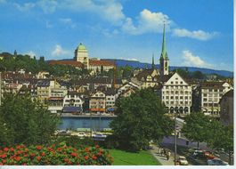 Zürich - Limmatquai und Universität