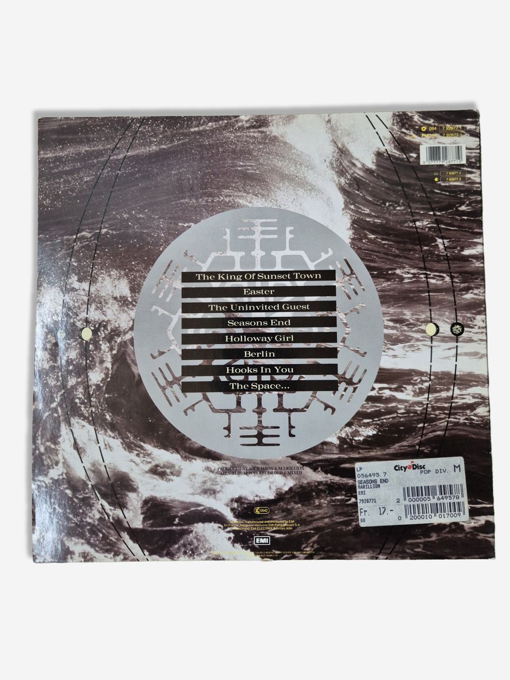 Vinyles: Marillion – Seasons End – D'occasion à Bogis-Bossey par VNT-GE.ch 2
