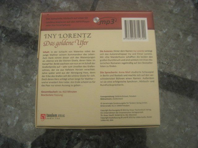 Audiolibri: Hörbuch : Das goldene Ufer von Iny Lorentz – Usato da reitnau venduto da Sib7 1