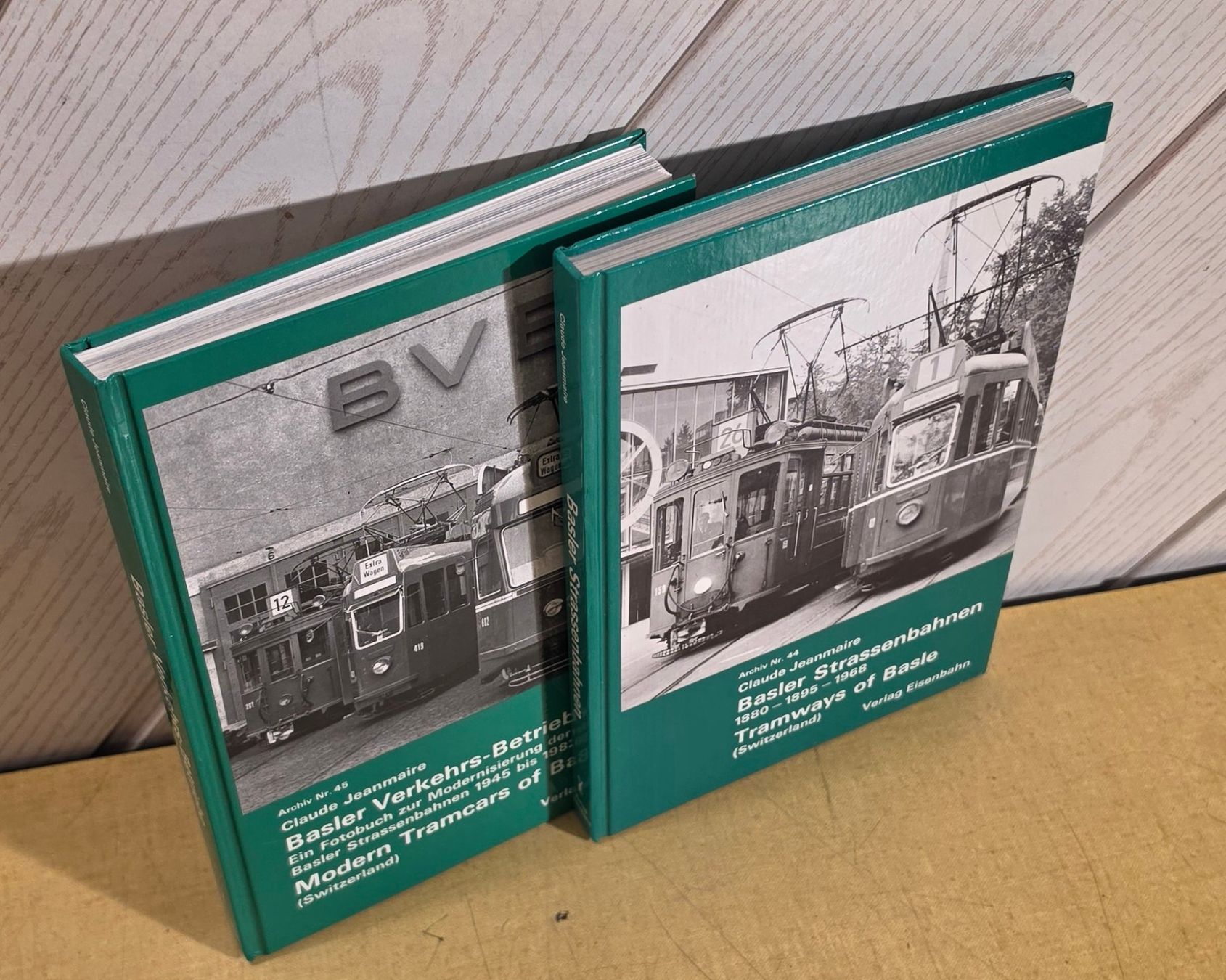 Bücher: SBB - BVB - "BASLER STRASSENBAHN" - Archiv Nr. 44 + 45 – Gebraucht aus Biel/Bienne von Fischhene 1