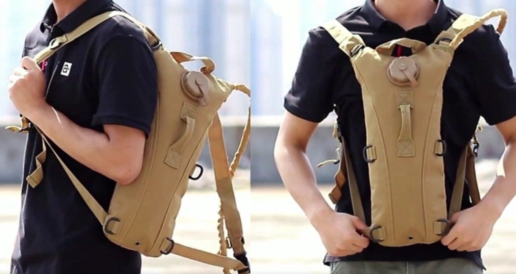 Zaini: Trinkrucksack 3 L - Khaki – Nuovo e nell'imballaggio originale da Werdenberg venduto da EXA-Outdoor 5