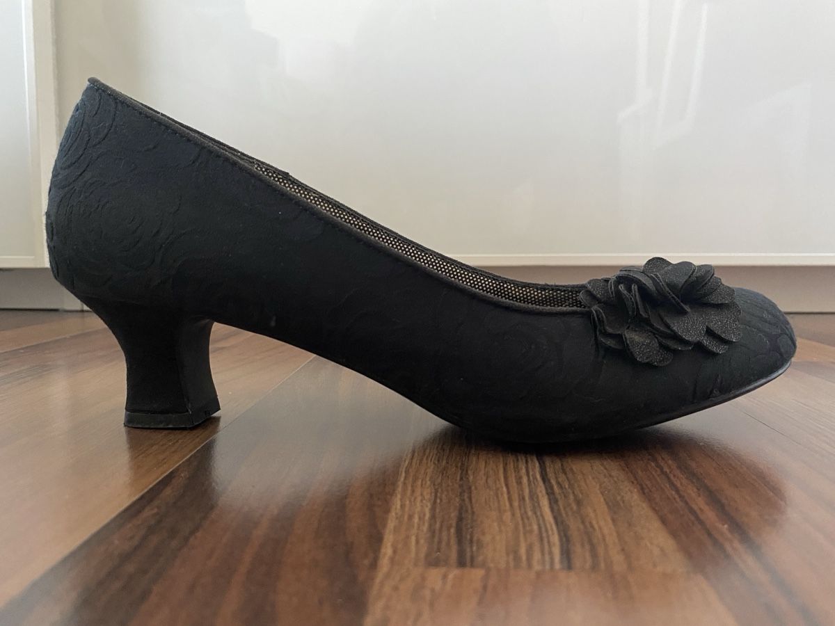 Damenschuhe: 50er Jahre Pumps Gr. 41 schwarz – Gebraucht aus Hugelshofen von M.Zollinger 1