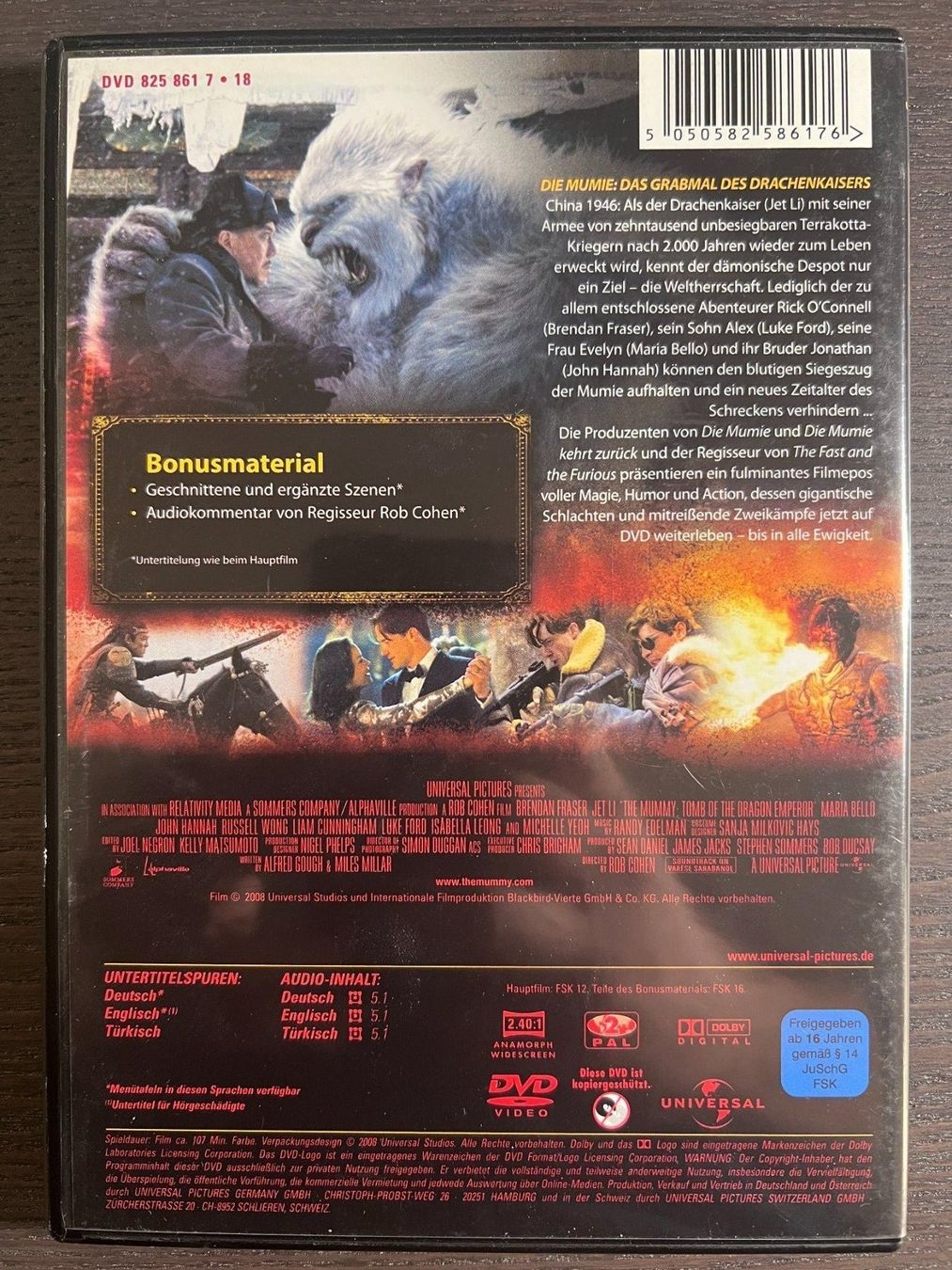 Tutti i DVDs: Die Mumie - Das Grabmal des Drachenkaisers – Usato da Zürich venduto da FilmFreunde 1