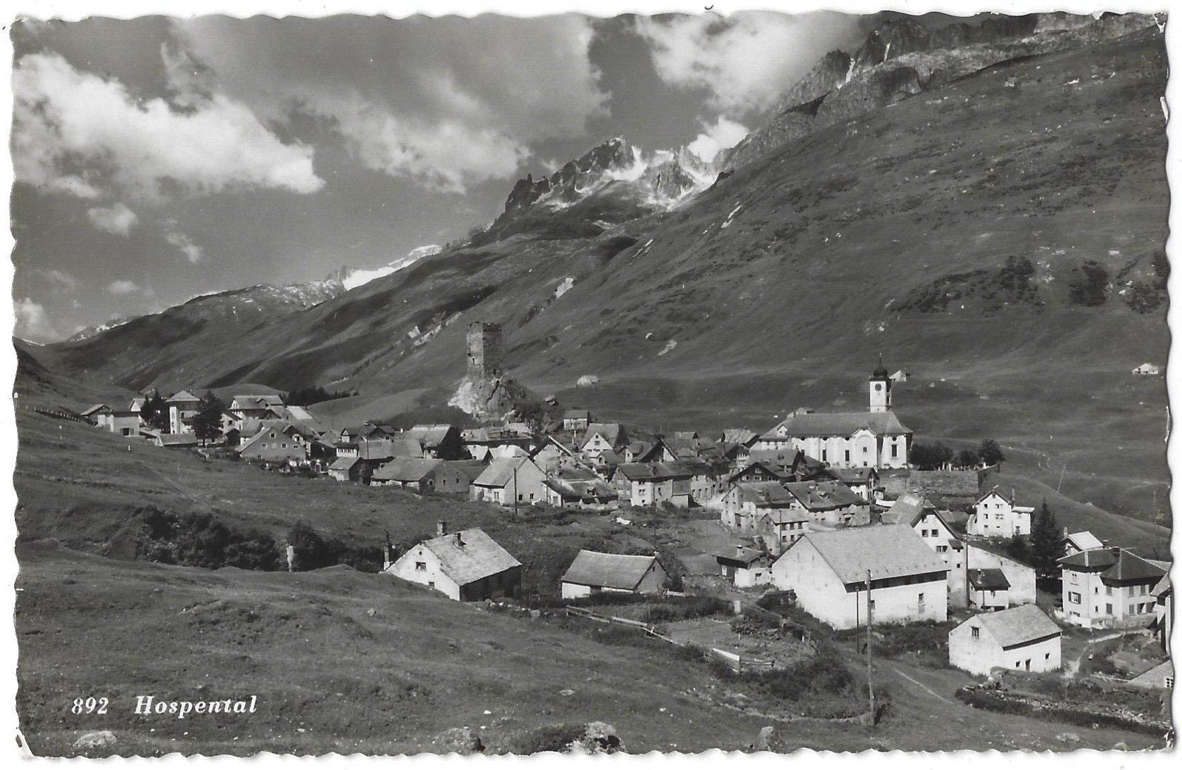 Cartoline postali: 892    Hospental – Usato da Bütschwil venduto da Jackson1A