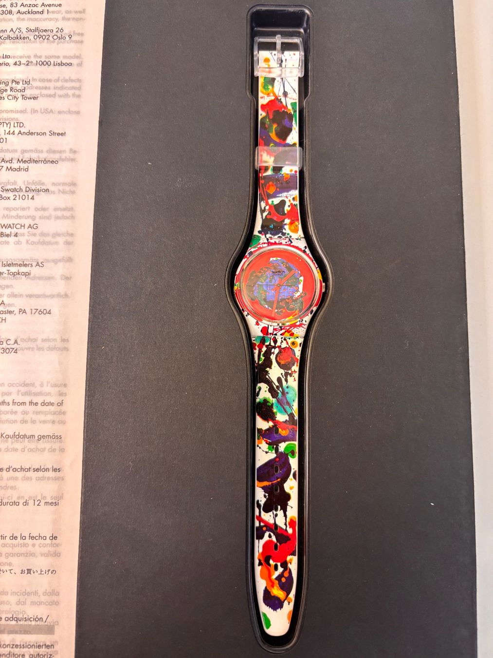 Swatch Orologi: Swatch Art Special Sam Francis GZ123 1992 – Usato da Hindelbank venduto da brm_72zv 1