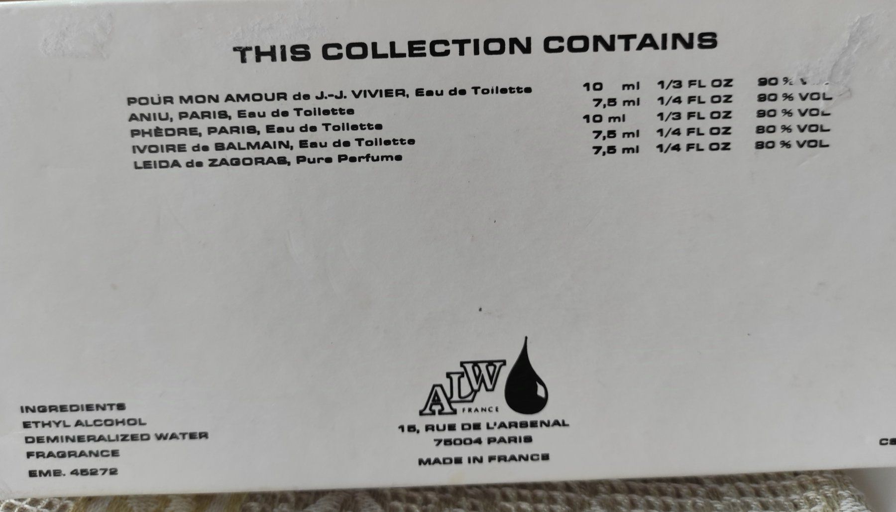 Parfum & Eau de Toilette: Coffret miniatures – Gebraucht aus Renens VD von cla_7zv5 3
