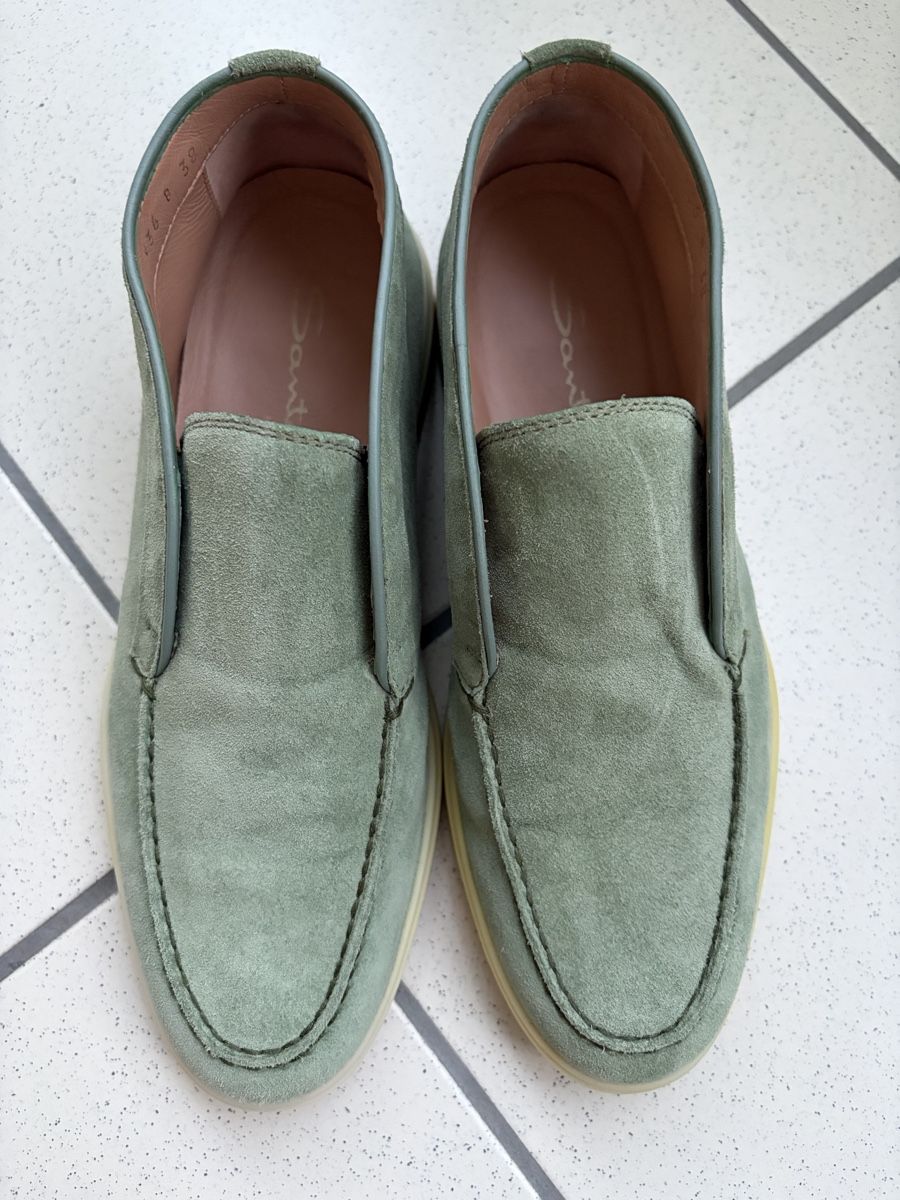 Santoni Damenschuhe: Santoni Open Walk sage green 39 – Gebraucht aus Zürich von nat_k 2