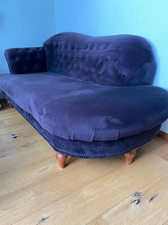 Divani: Sofa Récamiere schwarz – Usato da Goldswil venduto da Lyssij