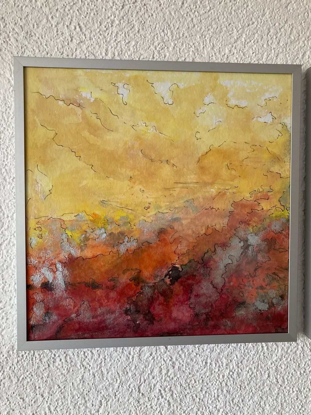 Foto & Immagini: 3 schöne Bilder Triptychon hinter Glas (Unikat) – Usato da Grosshöchstetten venduto da laterne2017 1