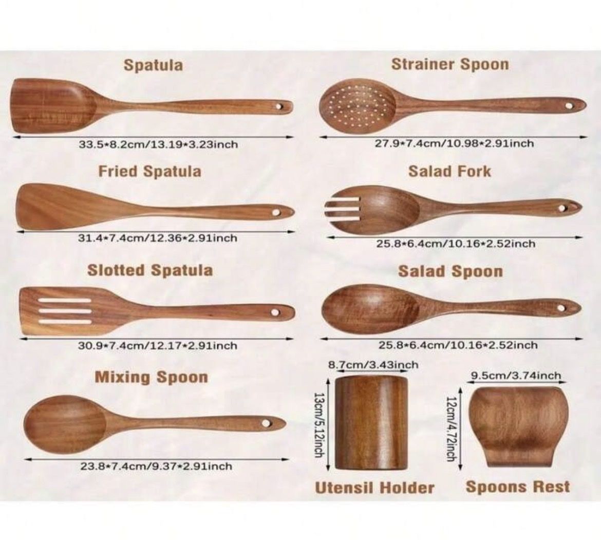 Set di posate: Holz Kochutensilien Set, 9-teilig – Nuovo e nell'imballaggio originale da Emmenbrücke venduto da ShopDirect 1